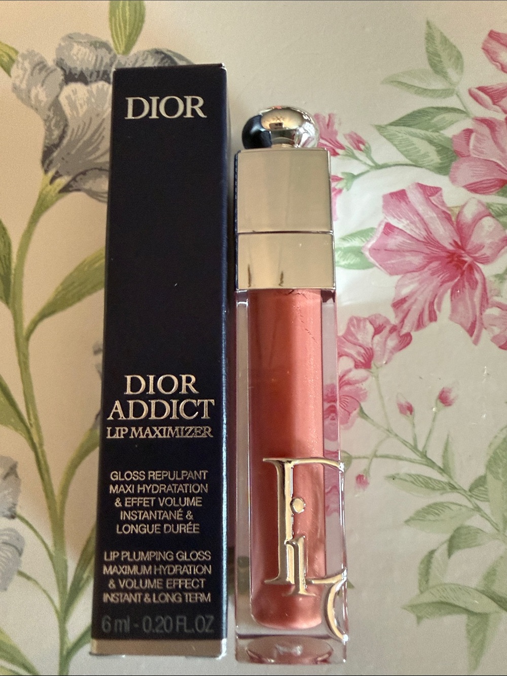 Dior Addict Lip Maximizer Lip Plumping Gloss 012 Rosewood NWT